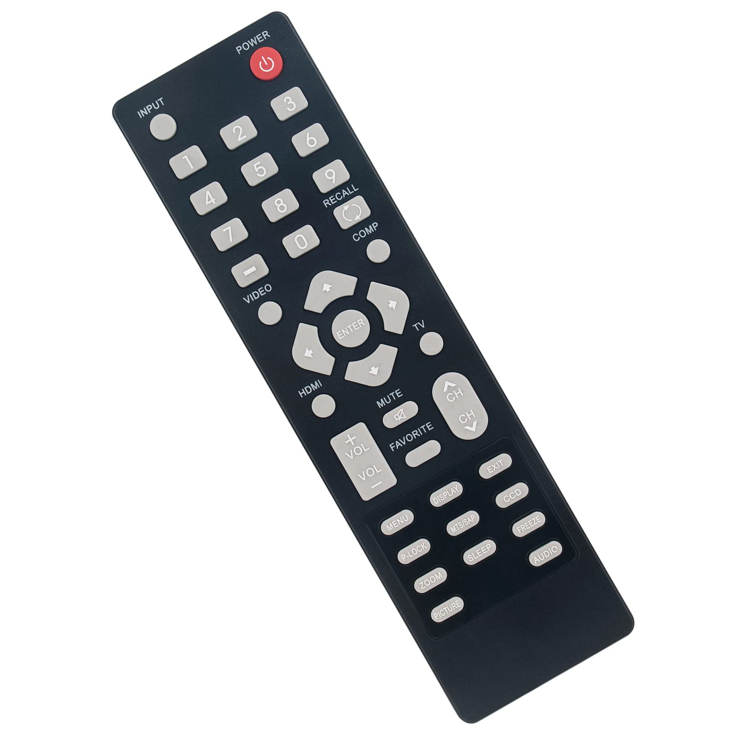 Amazon | ZRC-101 交換用リモコン Insignia LCD TV NS-LCD15-09 NS